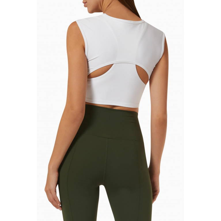 P.E. Nation - Pre Season Crop Top in Recycled Fabric