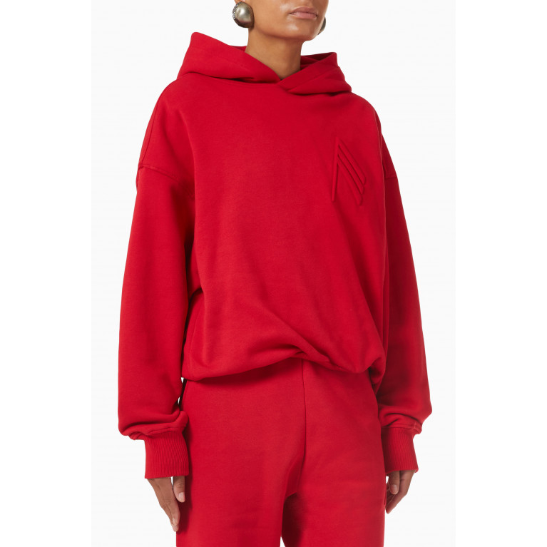 The Attico - Maeve Hooded Sweatshirt in Cotton