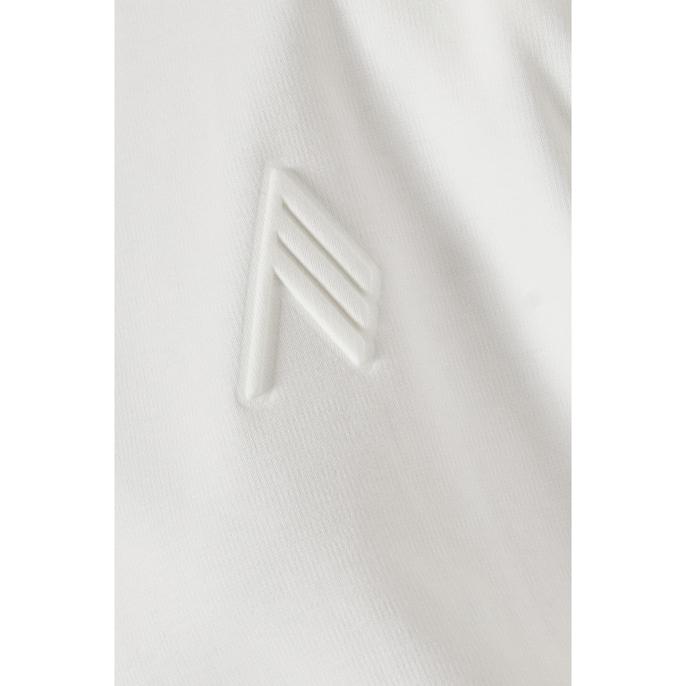 The Attico - Laurie T-shirt in Interlock Jersey White