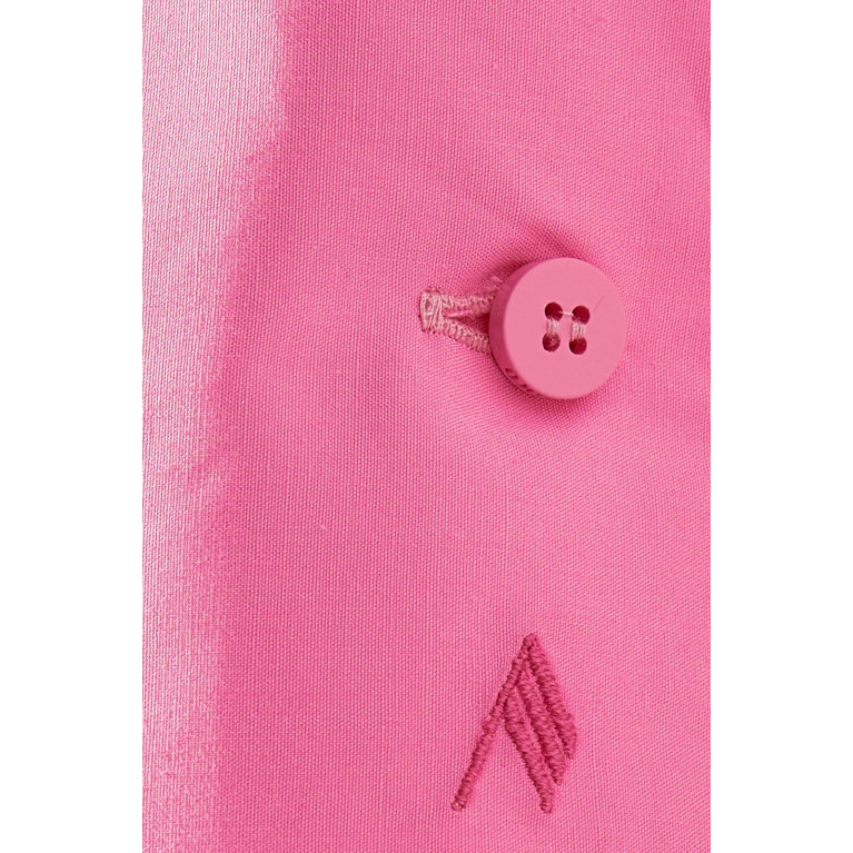 The Attico - Margot Mini Shirt Dress in Cotton