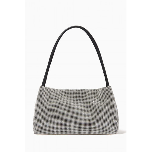 Staud - Penny Crystal-embellished Shoulder Bag Black