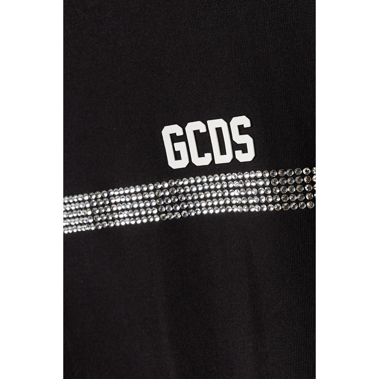 GCDS - Bling Logo-print T-shirt in Jersey