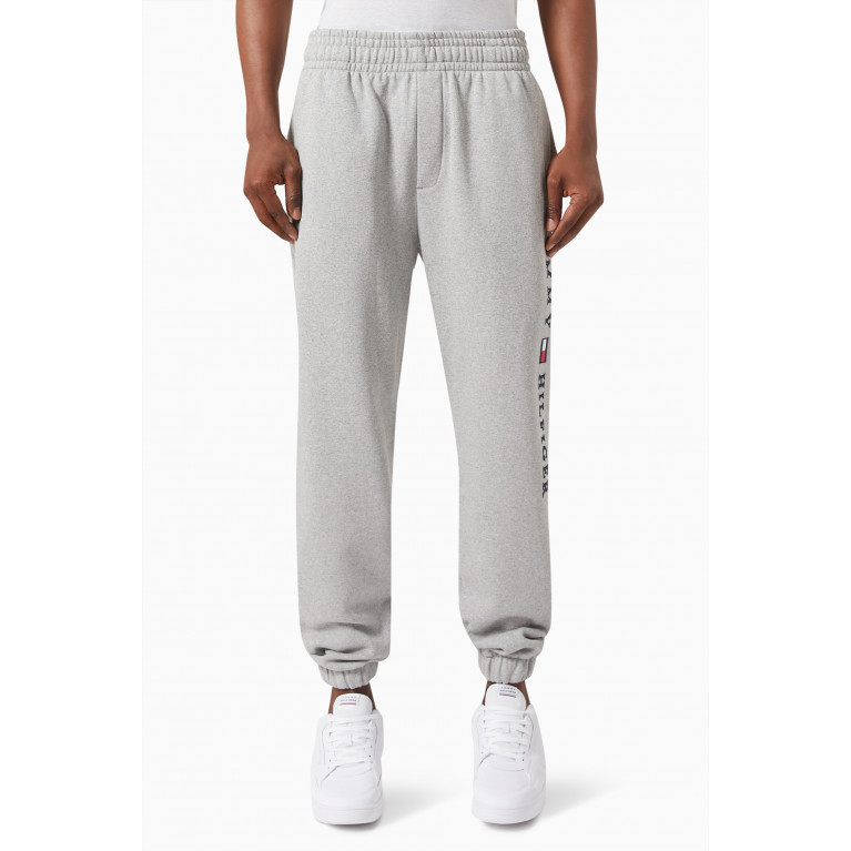 Tommy Hilfiger - Relaxed Sweatpants in Cotton Fleece Grey