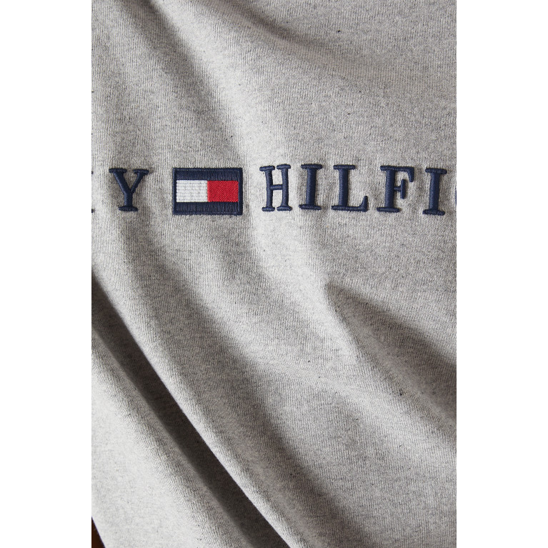 Tommy Hilfiger - Archive Logo T-shirt in Cotton Grey