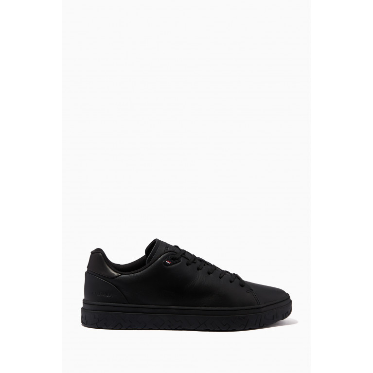 Tommy Hilfiger - Modern Iconic Sneakers in Leather Black