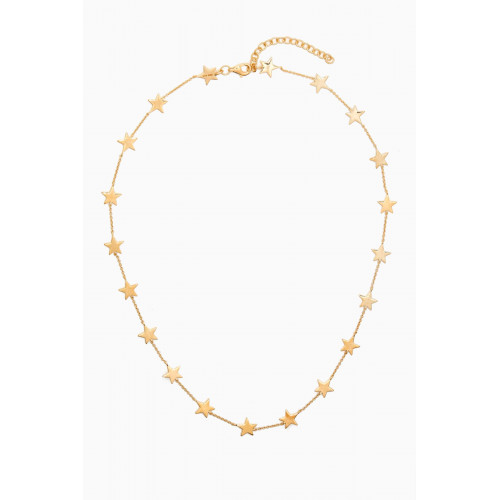Awe Inspired - Starry Night Necklace in 14kt Gold Vermeil