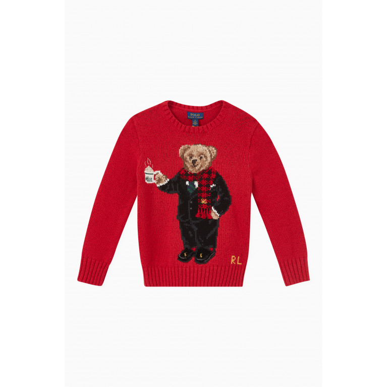 Polo Ralph Lauren - Polo Bear Sweater in Ribbed Knit