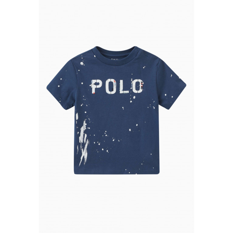Polo Ralph Lauren - Splattered Paint Logo T-Shirt in Cotton