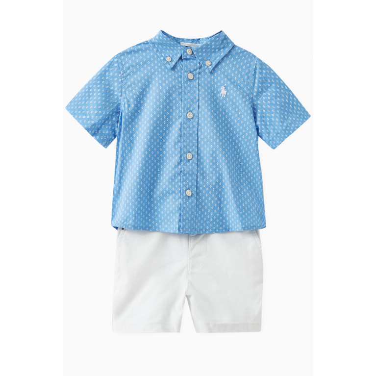 Polo Ralph Lauren - Logo Detail Shirt and Shorts, Set of Two