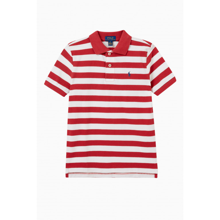 Polo Ralph Lauren - Striped Polo T-shirt in Cotton
