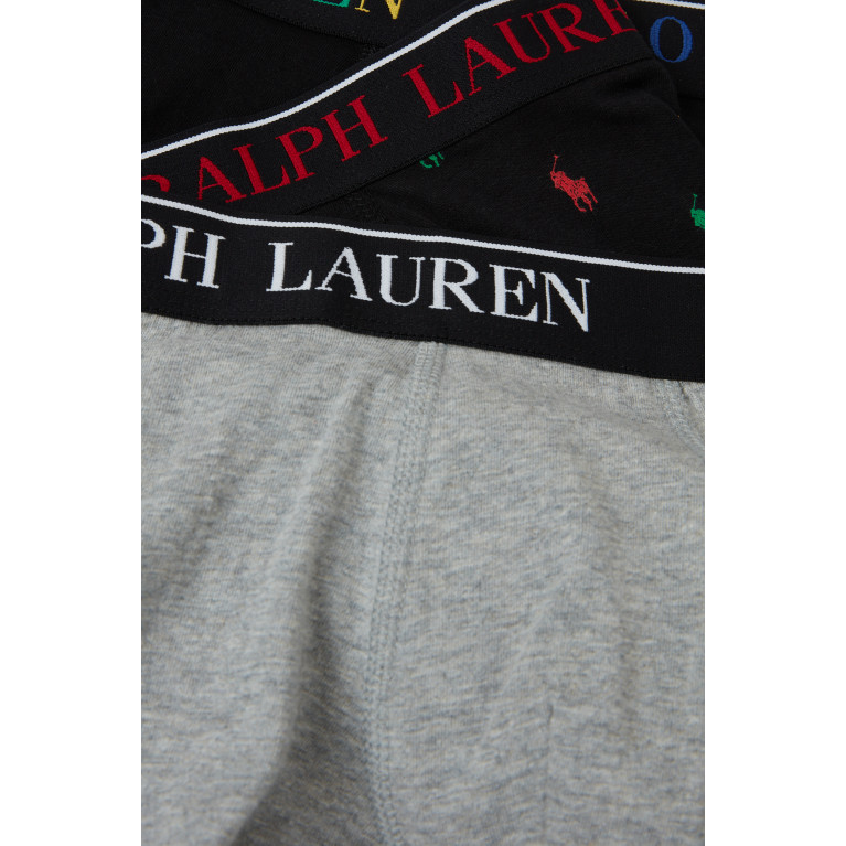 Polo Ralph Lauren - Logo Boxer Briefs in Cotton Stretch, Set of 3 Multicolour