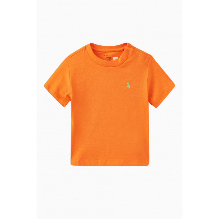 Polo Ralph Lauren - Embroidered Pony T-shirt in Cotton