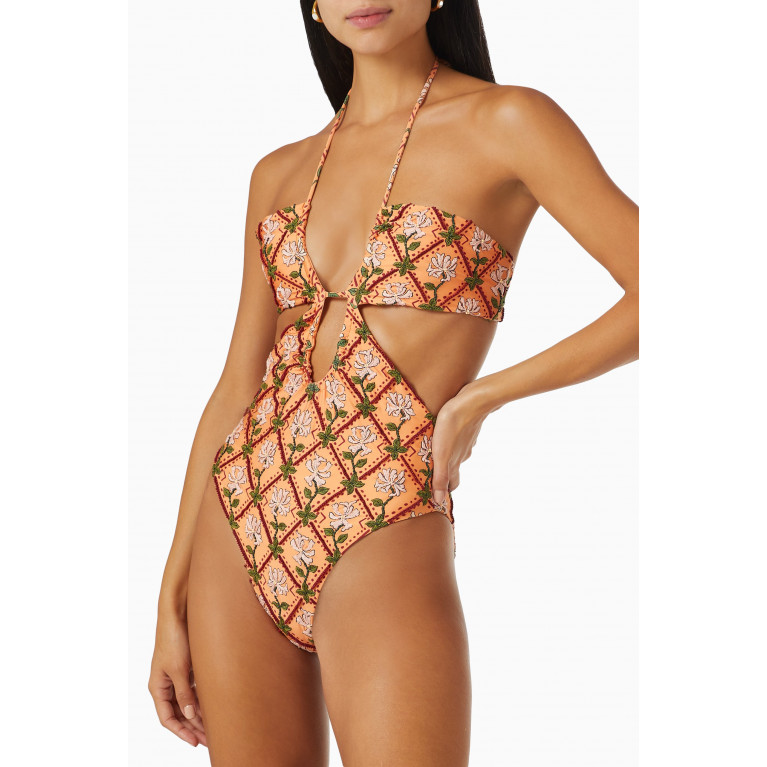 Agua Bendita - Mejorana One-piece Swimsuit in Recycled Polyester