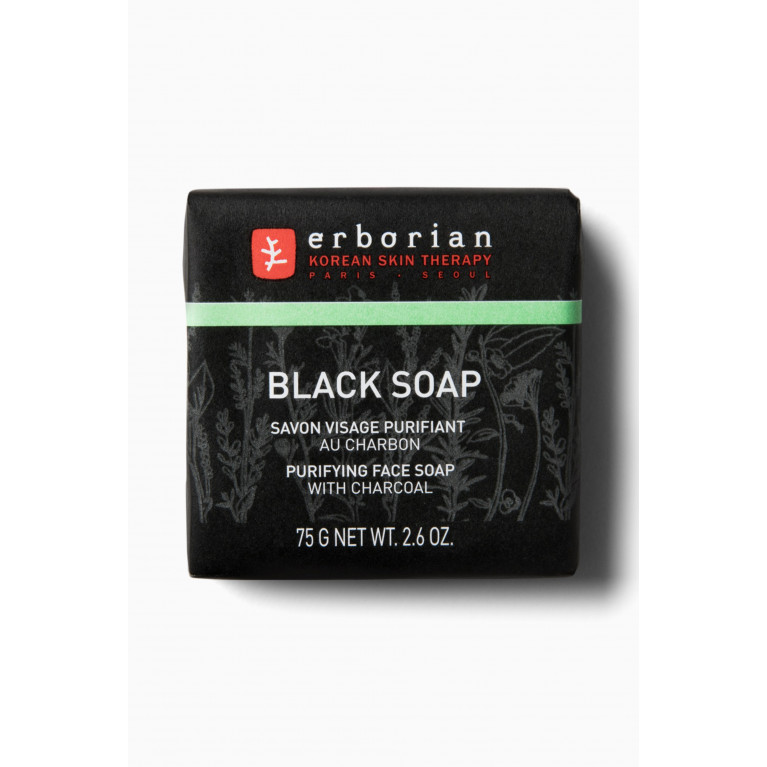 Erborian - Black Purifying Face Soap Bar, 75g