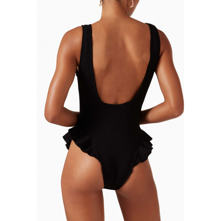 Clube Bossa - Goya One-piece Swimsuit in Stretch Nylon Black