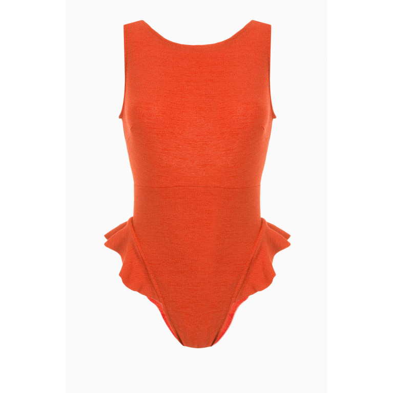 Clube Bossa - Goya One-piece Swimsuit in Stretch Nylon Orange