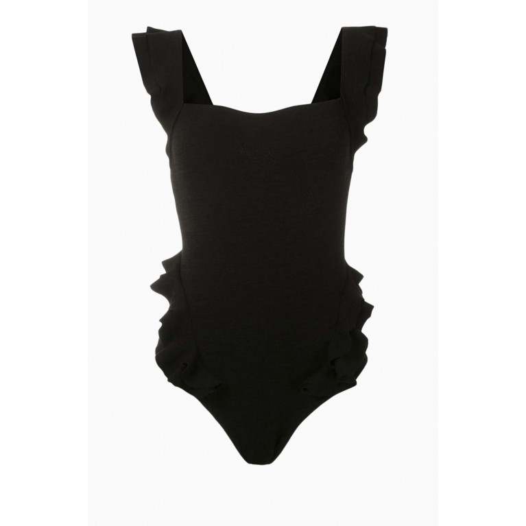 Clube Bossa - Barbette One-piece Swimsuit in Stretch Nylon Black