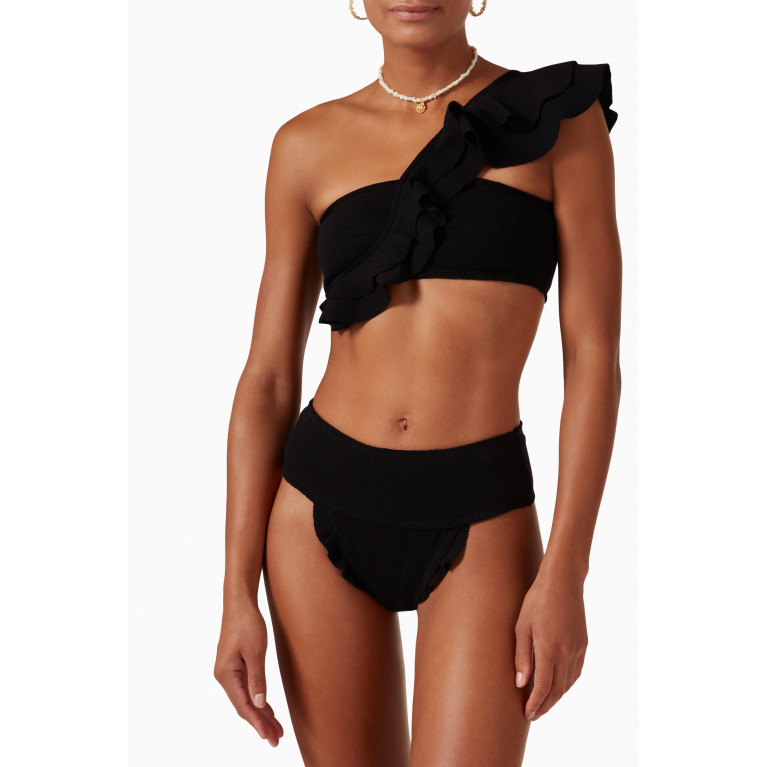 Clube Bossa - Malgosia Bikini Top in Stretch Nylon Black
