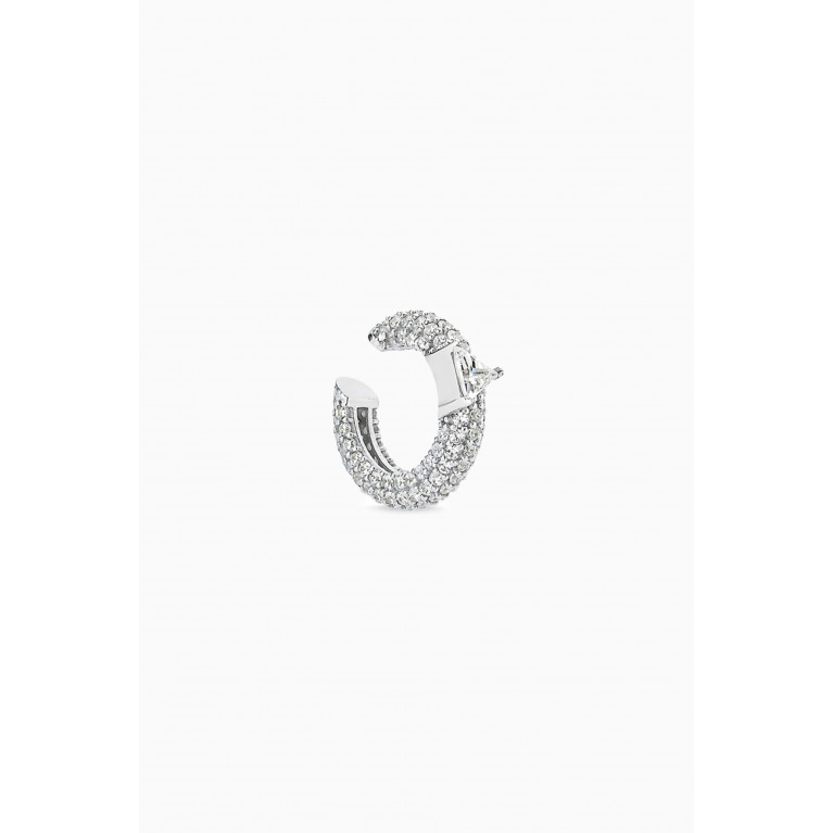 MER"S - Envy Single Earcuff Rhodium-plated Sterling Silver