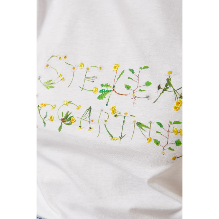 Stella McCartney - Dandelion Logo T-shirt in Cotton