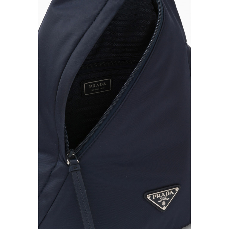 Prada - Sling Backpack in Re-Nylon & Saffiano Leather