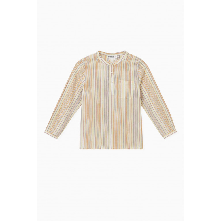 Bonpoint - Bonpoint - Artiste Striped Shirt in Cotton