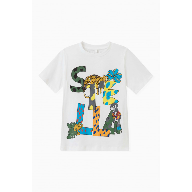Stella McCartney - Logo Animals T-shirt in Cotton