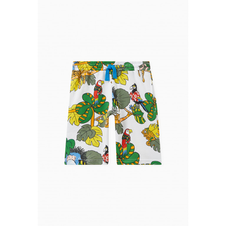 Stella McCartney - Tropical Print Bermuda Shorts in Cotton