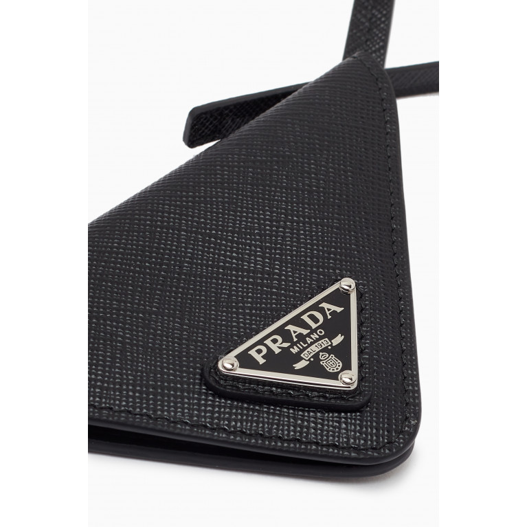 Prada - Triangle Tag in Saffiano Leather