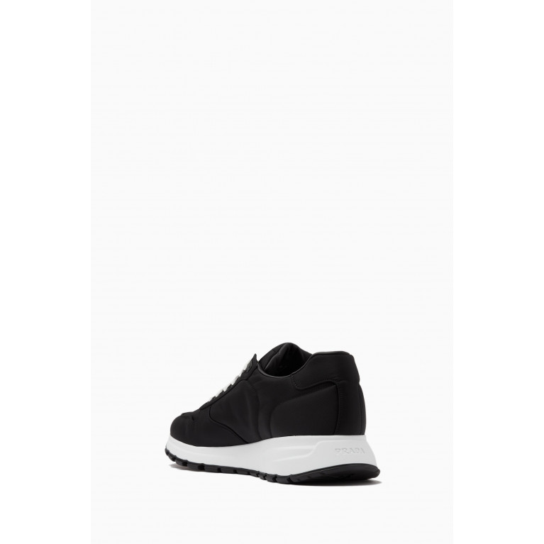 Prada - PRAX Sneakers in Nylon Gabardine Black