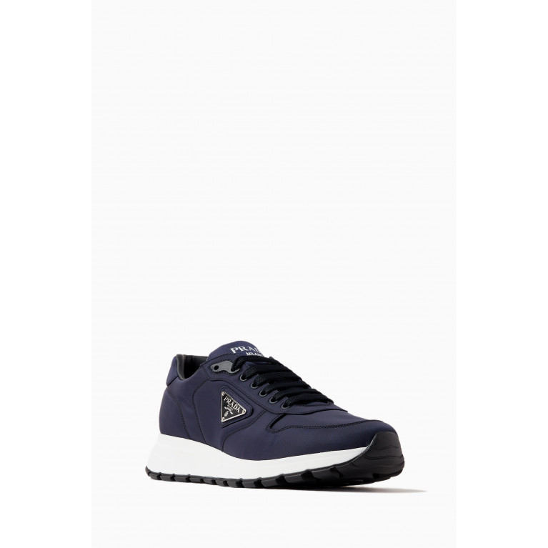 Prada - PRAX Sneakers in Nylon Gabardine Blue