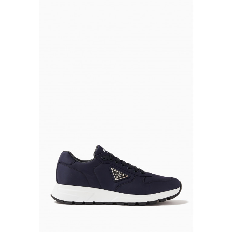 Prada - PRAX Sneakers in Nylon Gabardine Blue