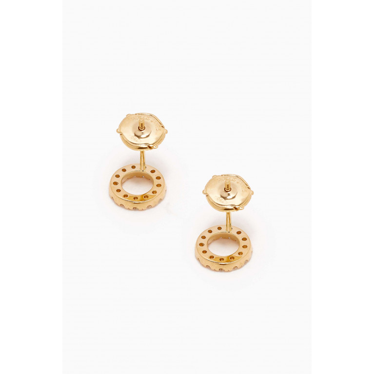 Fergus James - Circles Diamond Earrings in 18kt Gold