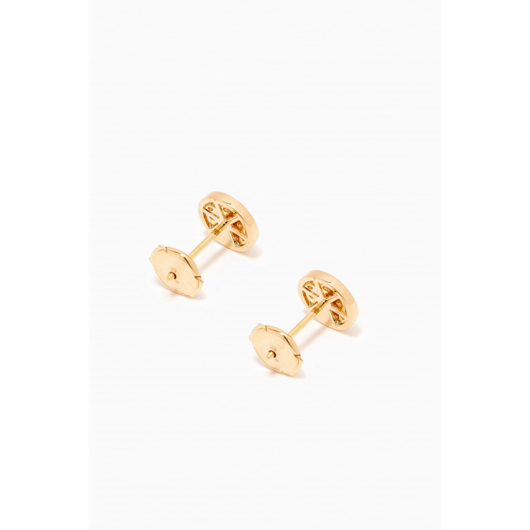Fergus James - Disc Diamond Earrings in 18kt Gold