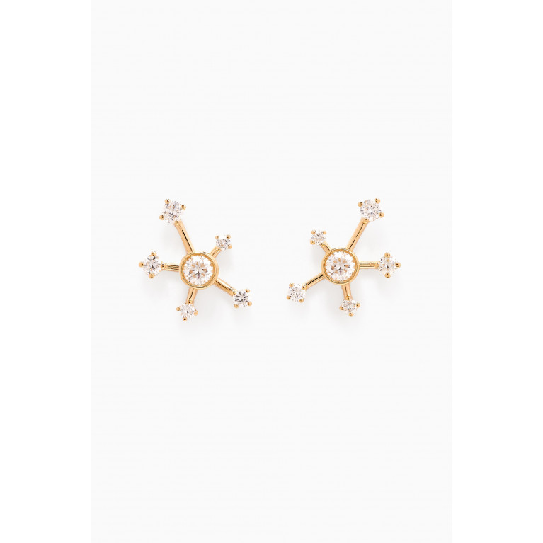 Fergus James - Galaxy Diamond Studs in 18kt Gold