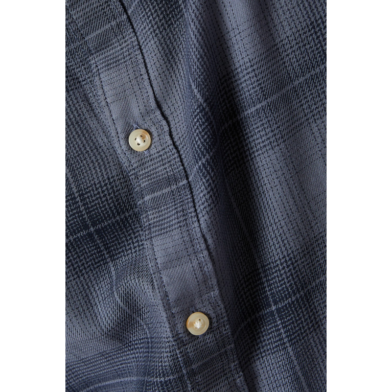Selected Homme - Check Patterned Shirt in Organic Cotton Multicolour
