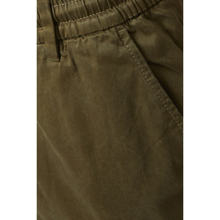 Selected Homme - Tapered Pants in Cotton Blend Green
