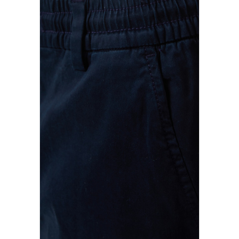 Selected Homme - Tapered Pants in Cotton Blend Blue