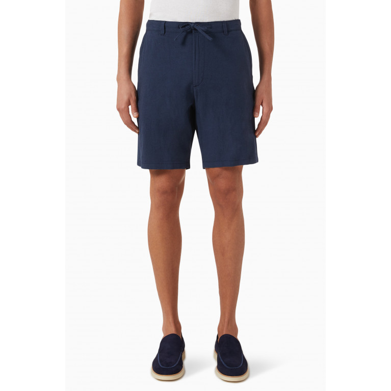 Selected Homme - Comfort Shorts in Cotton-linen Blend Grey