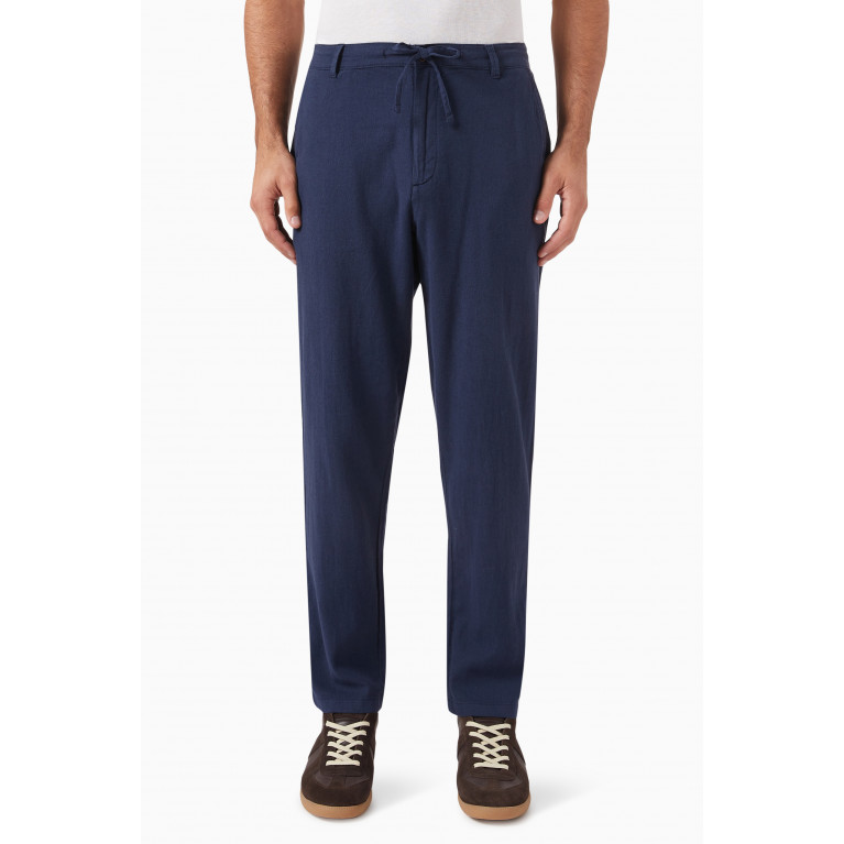 Selected Homme - Tapered Trousers in Linen Blend Grey