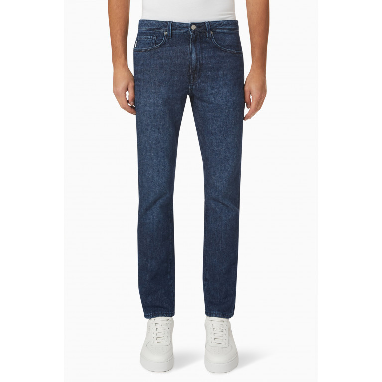 Selected Homme - Straight Fit Jeans in Denim