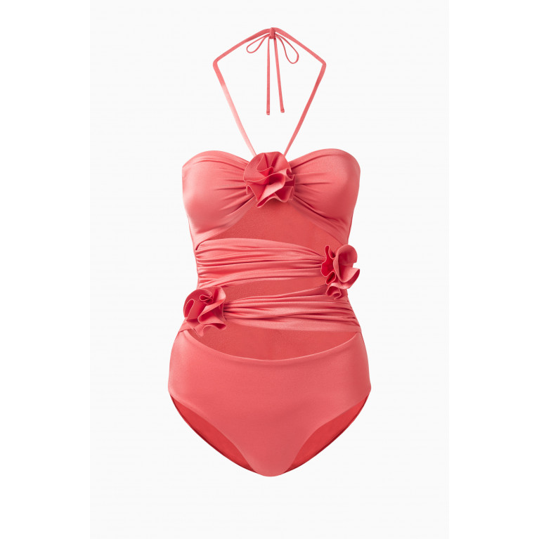 Maygel Coronel - Trinitaria One-piece Swimsuit Pink
