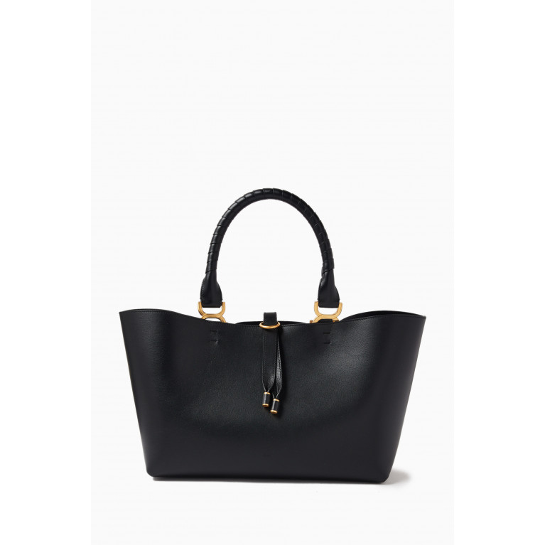 Chloé - Small Marcie Tote Bag in Leather Black