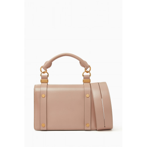 Chloé - Ora Small Flap Bag in Box Leather Neutral