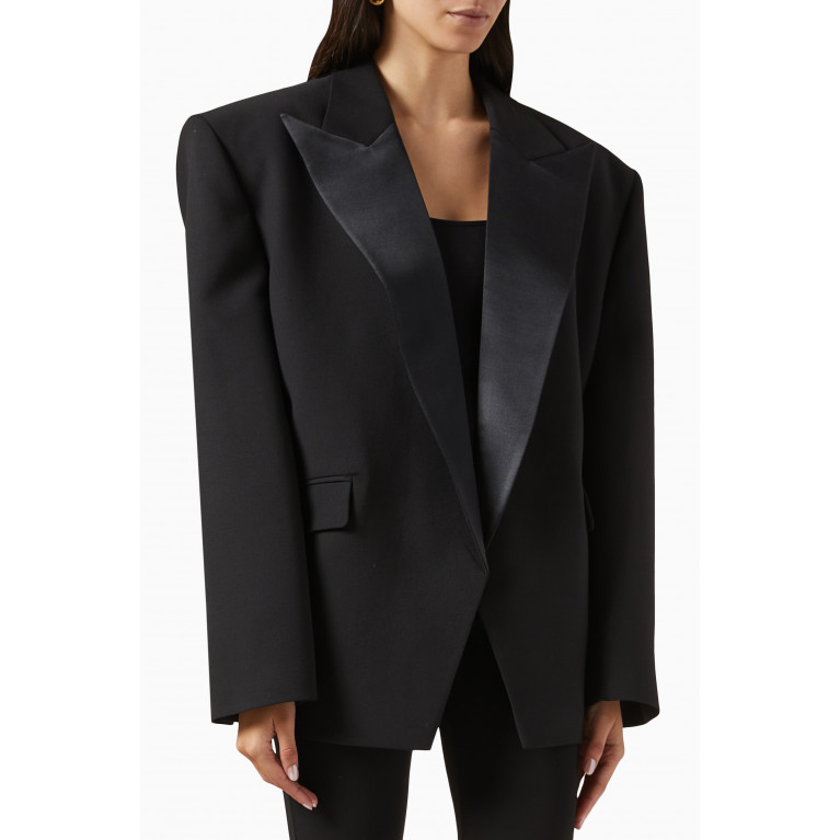 Magda Butrym - XL Oversized Blazer in Silk & Wool-blend