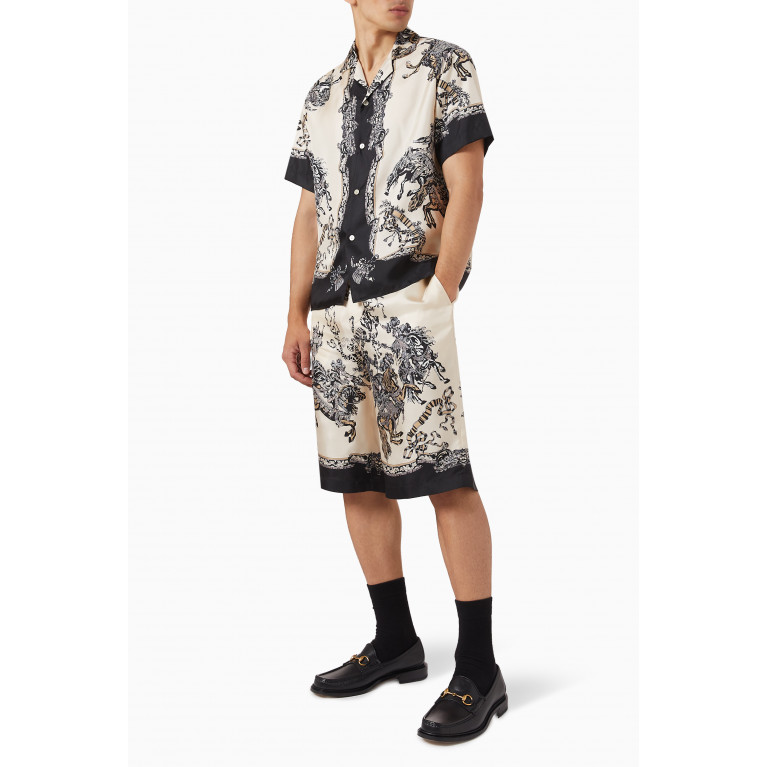 Gucci - Soleil Print Shorts in Silk Multicolour