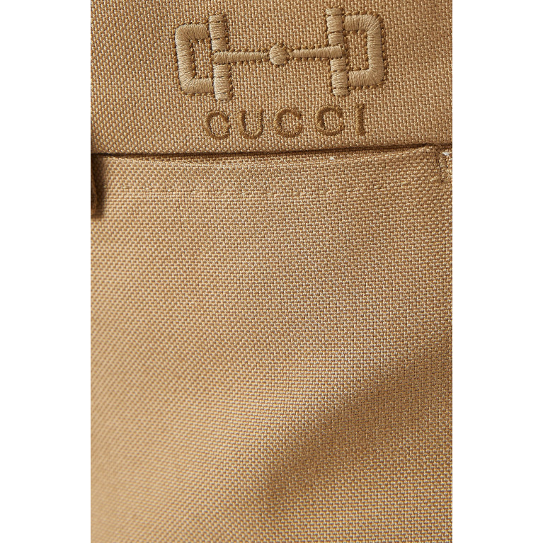 Gucci - Logo Trousers in Cotton Natte