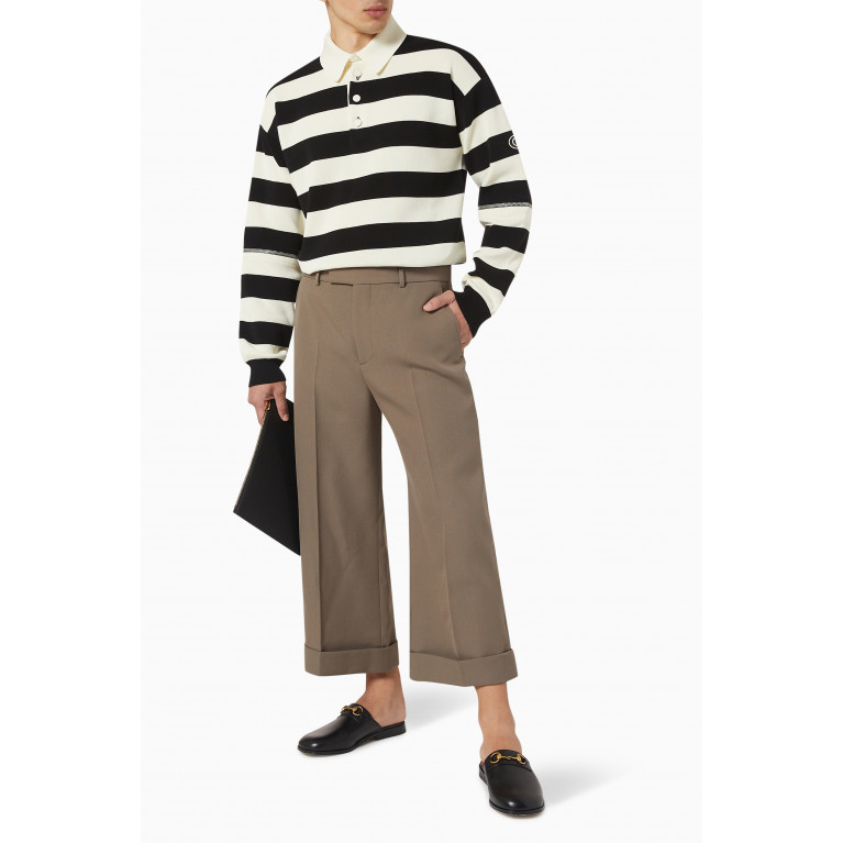 Gucci - Cropped Trousers in Wool