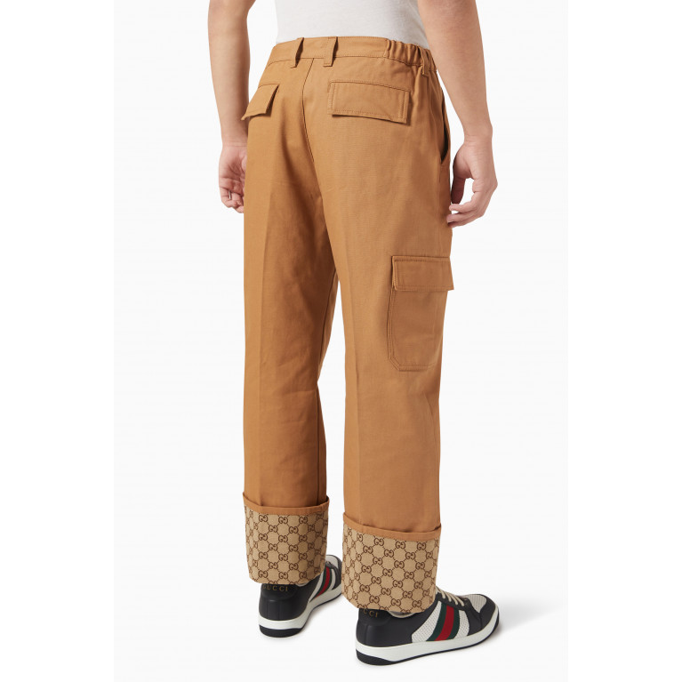Gucci - GG Border Trousers in Cotton