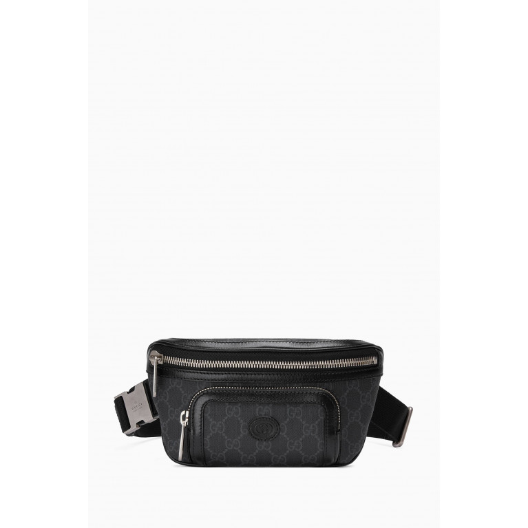 Gucci - Interlocking G-print Belt Bag in Coated-canvas